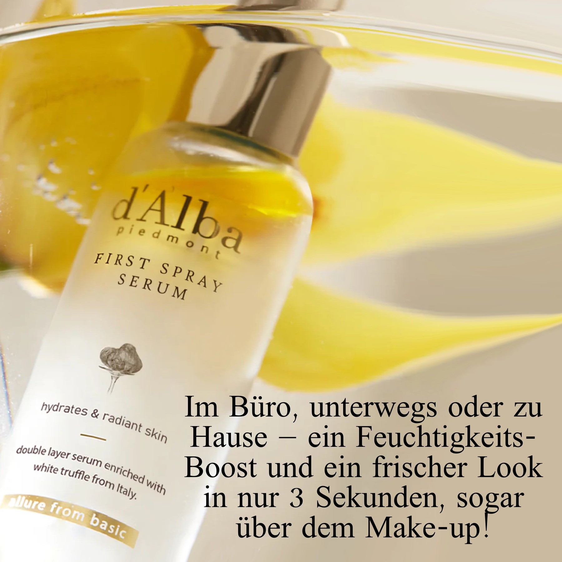 d’Alba First Spray Serum Glow Anti-Aging Feuchtigkeit Gesichtsspray 