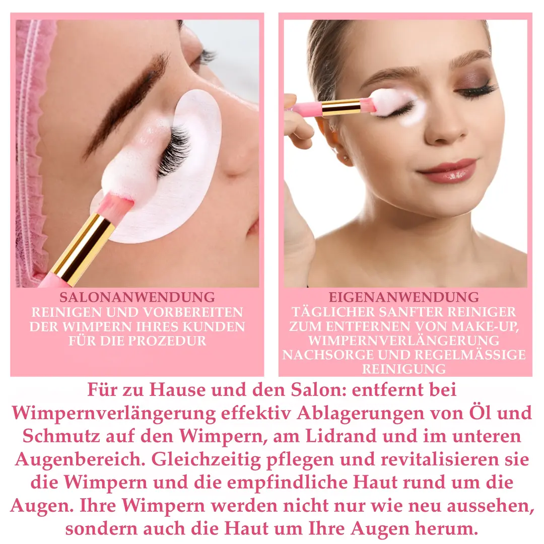 Wimpernshampoo Schaumreiniger Wimpern Reiniger Cleanser Wimpernverlngerung  Set