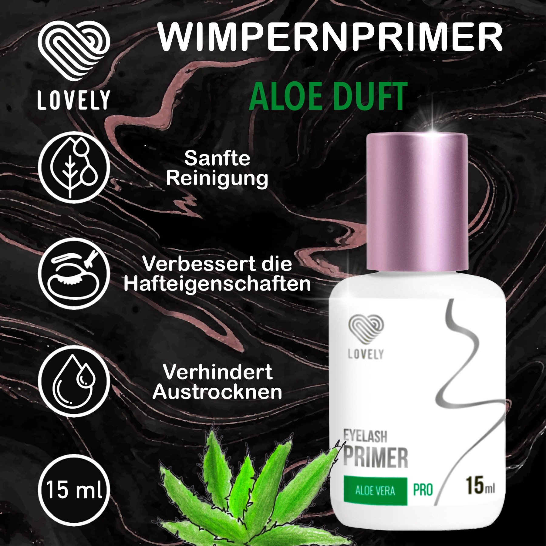 Primer zur Vorbehandlung für die Wimpernverlängerung