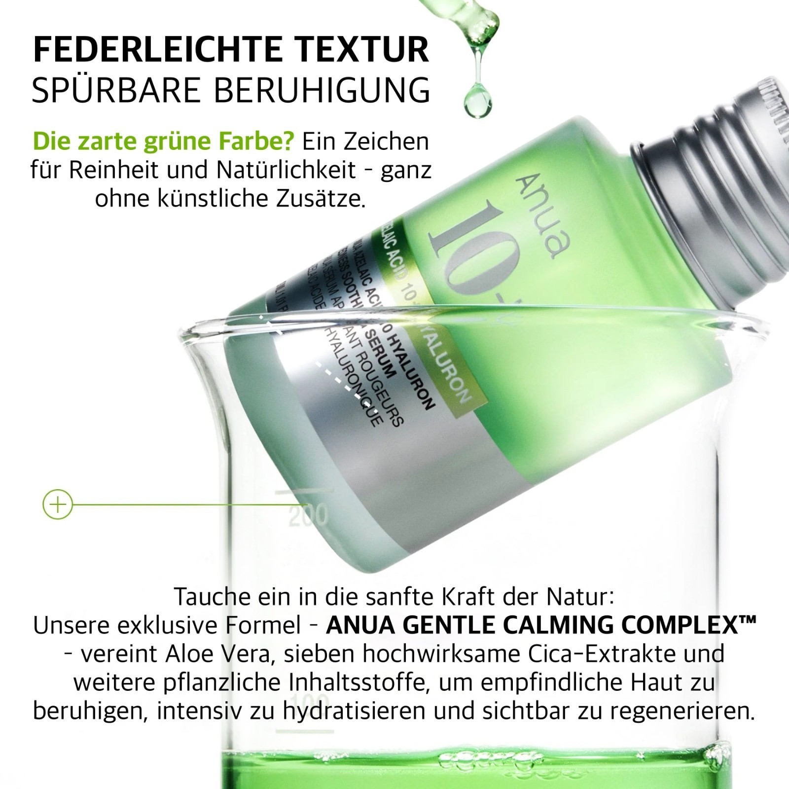 Gesichtsserum Anua 10% Acelaic Acid Hyaluron Redness Soothing Serum 30ml