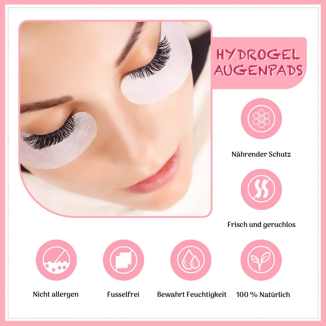 25 Paar Augenpads Für Wimpernverlängerung – Fusselfrei & Dynamische Passform | Gel Pads Für Lash Extension