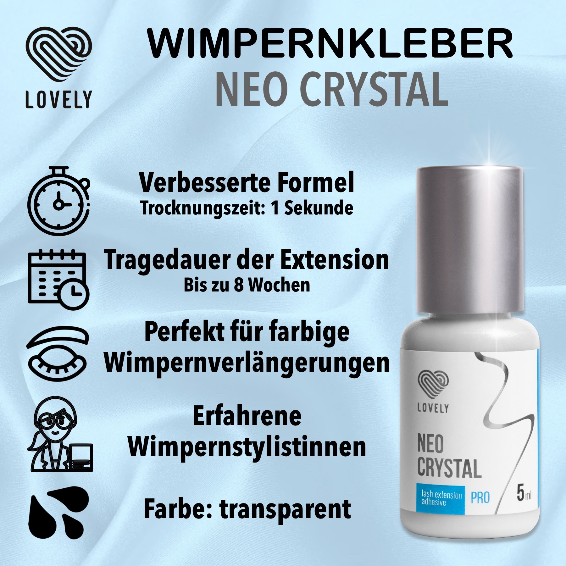 LOVELY Wimpernkleber "Neo Crystal" 