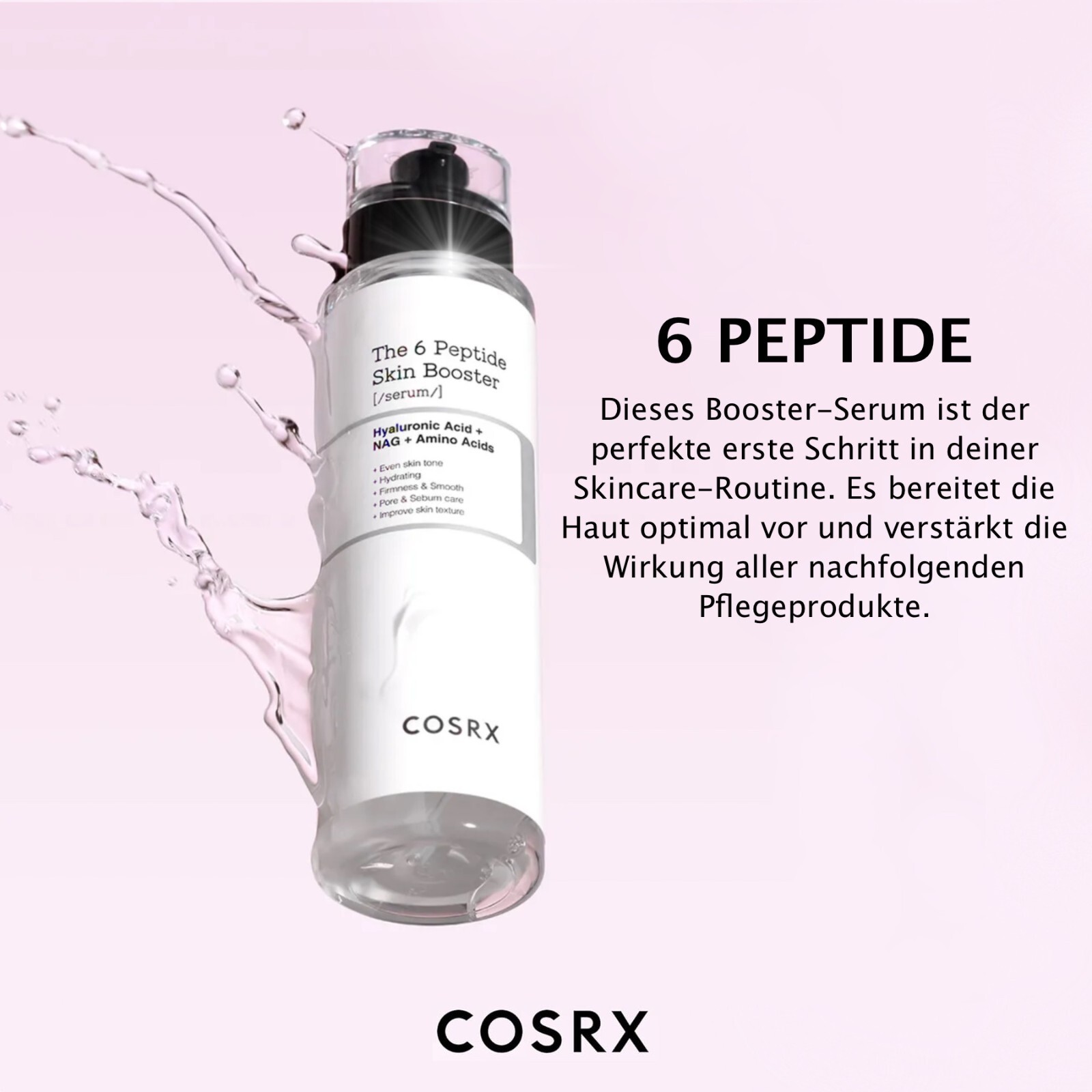 COSRX The 6 Peptide Skin Booster Collagen Gesichtsserum mit Hyaluronsäure