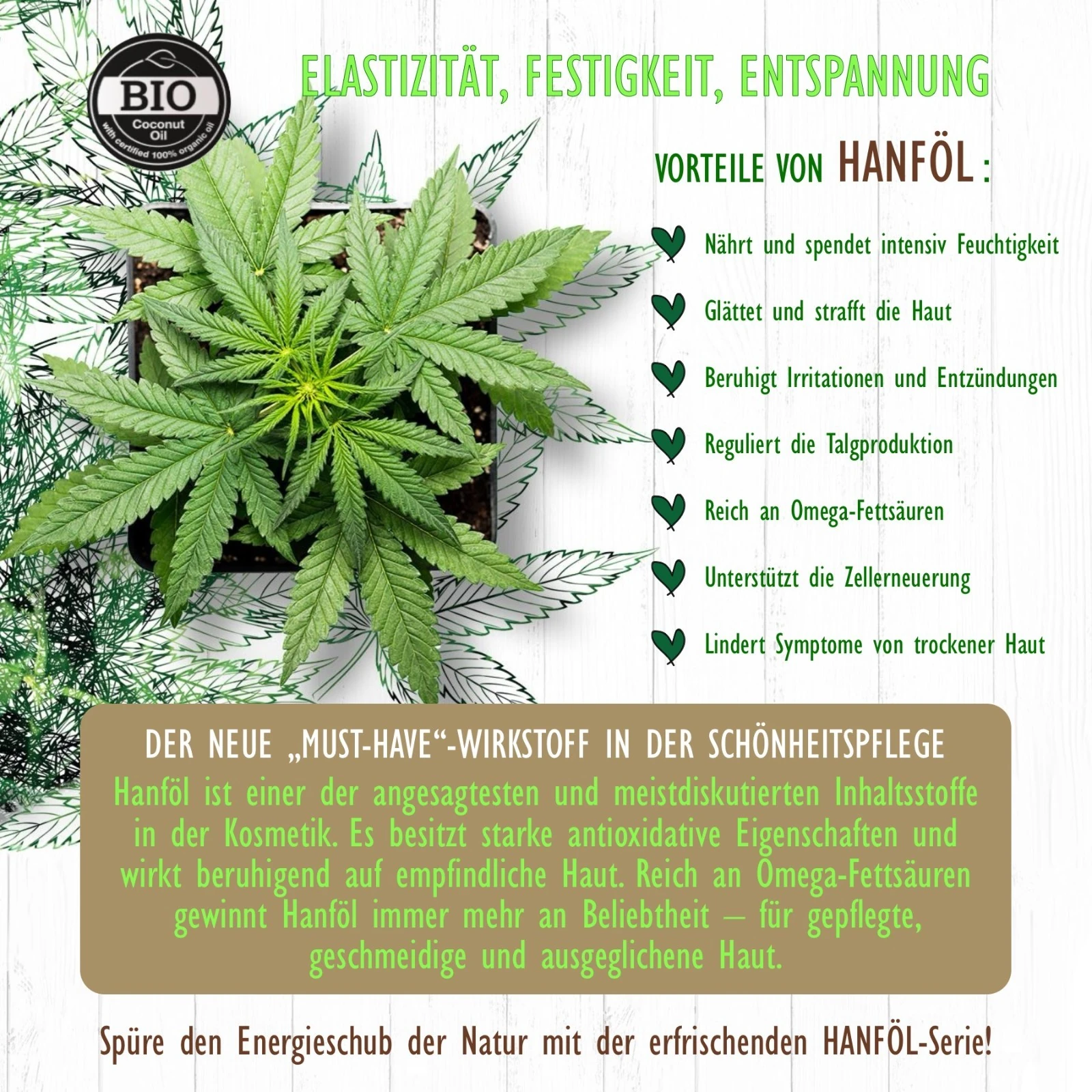 BIO Body Butter mit Hanföl 