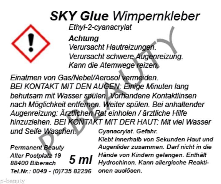 Sky Glue Wimpernkleber "Typ B" 5 & 10 ml
