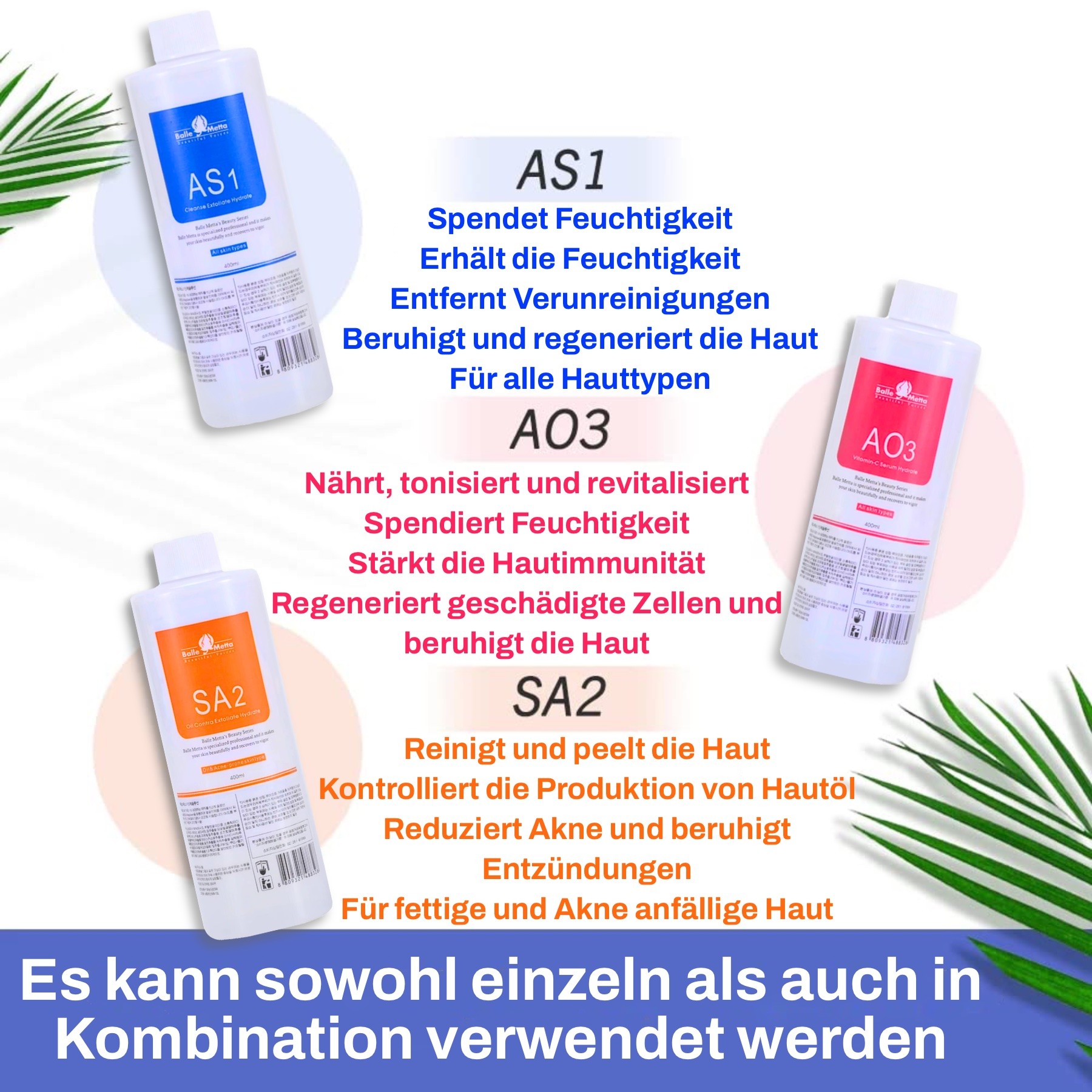 Aquafacial Lösung Solution Aquafacial Hautpflege Dermabrasion Gesichtsreinig 400ml