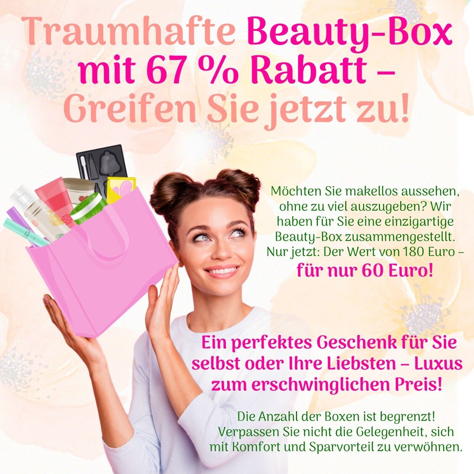 Geschenkset Pflege Beauty Box 35 Teile für 60€ statt 180€