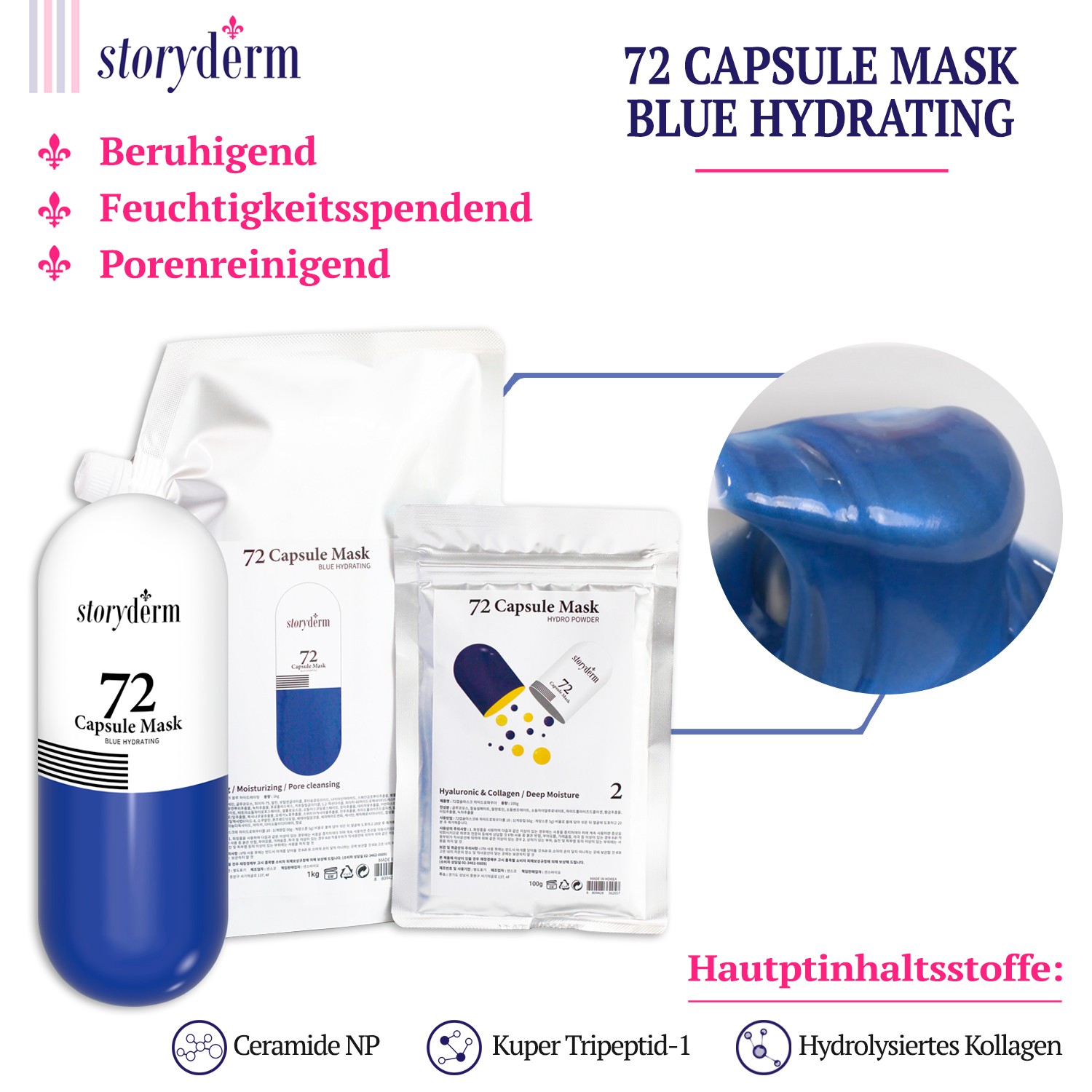 72 CAPSULE MASK BLUE HYDRATING