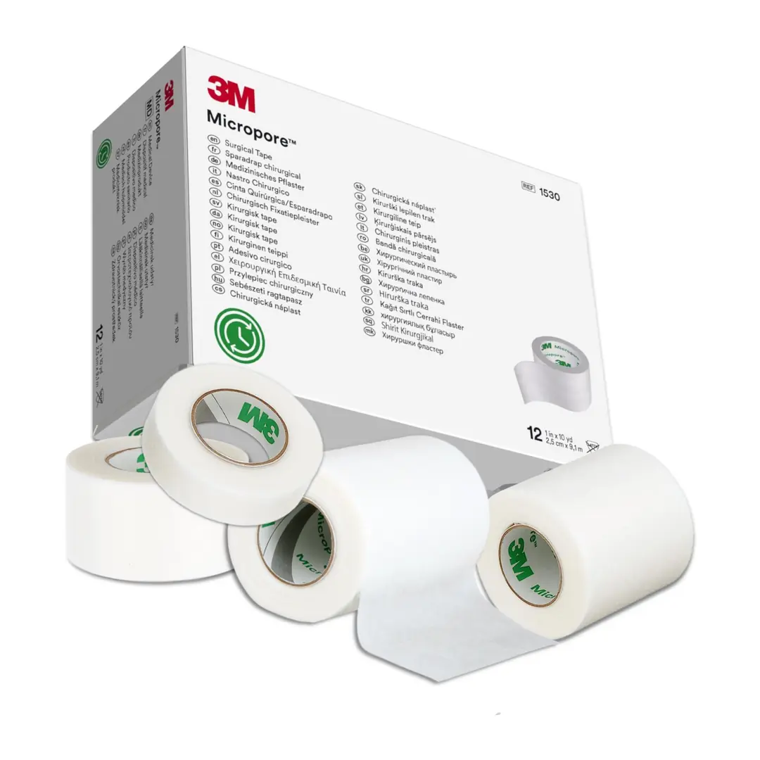 EBANKU Wimpernklebeband - 5 Rollen, 0,5 Zoll X 10 Yard, Mikoporös, Für Wimpernverlängerung & Abdeckung