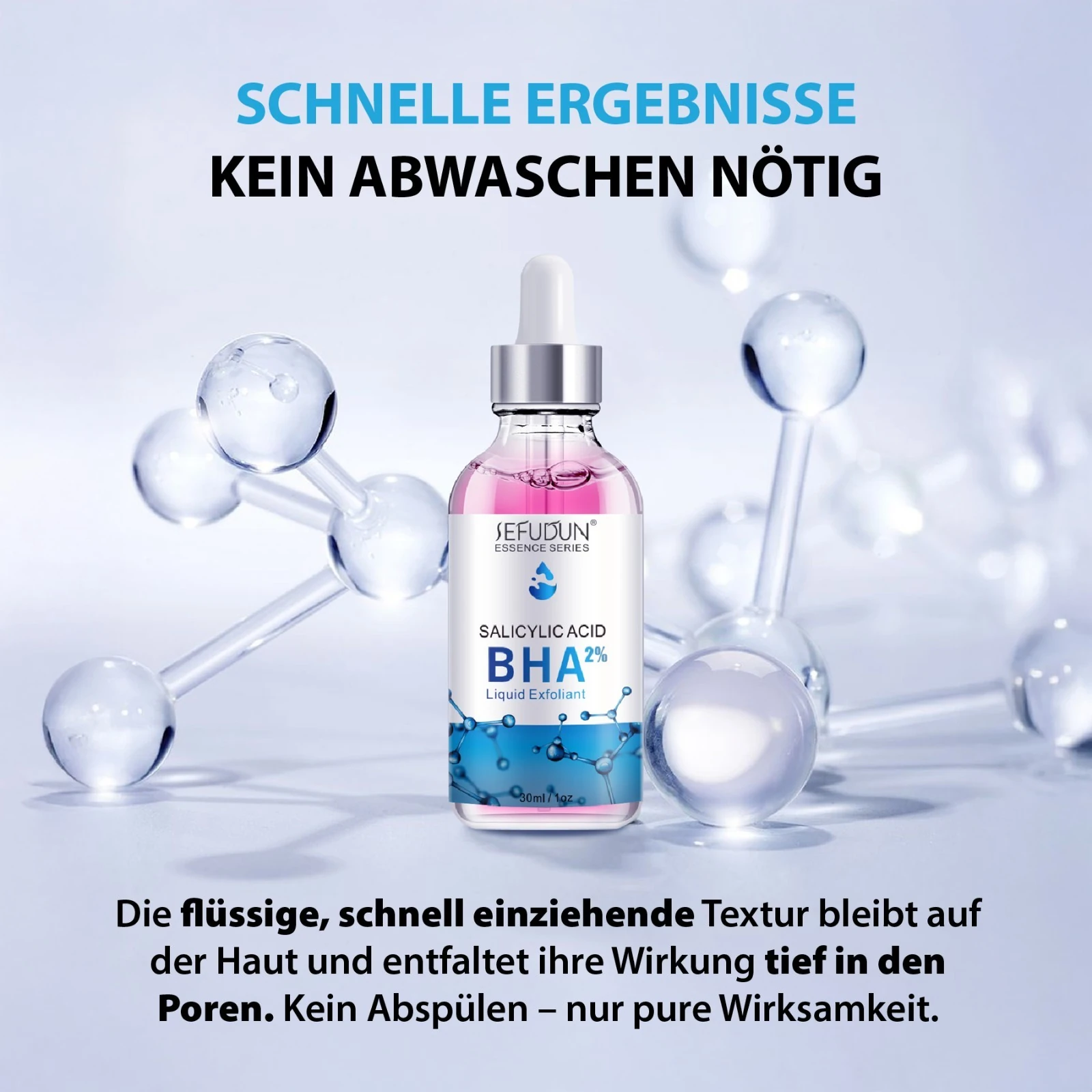 Gesichtspeeling mit Salicylsäure BHA 2% Liquid Exfoliant Peeling 