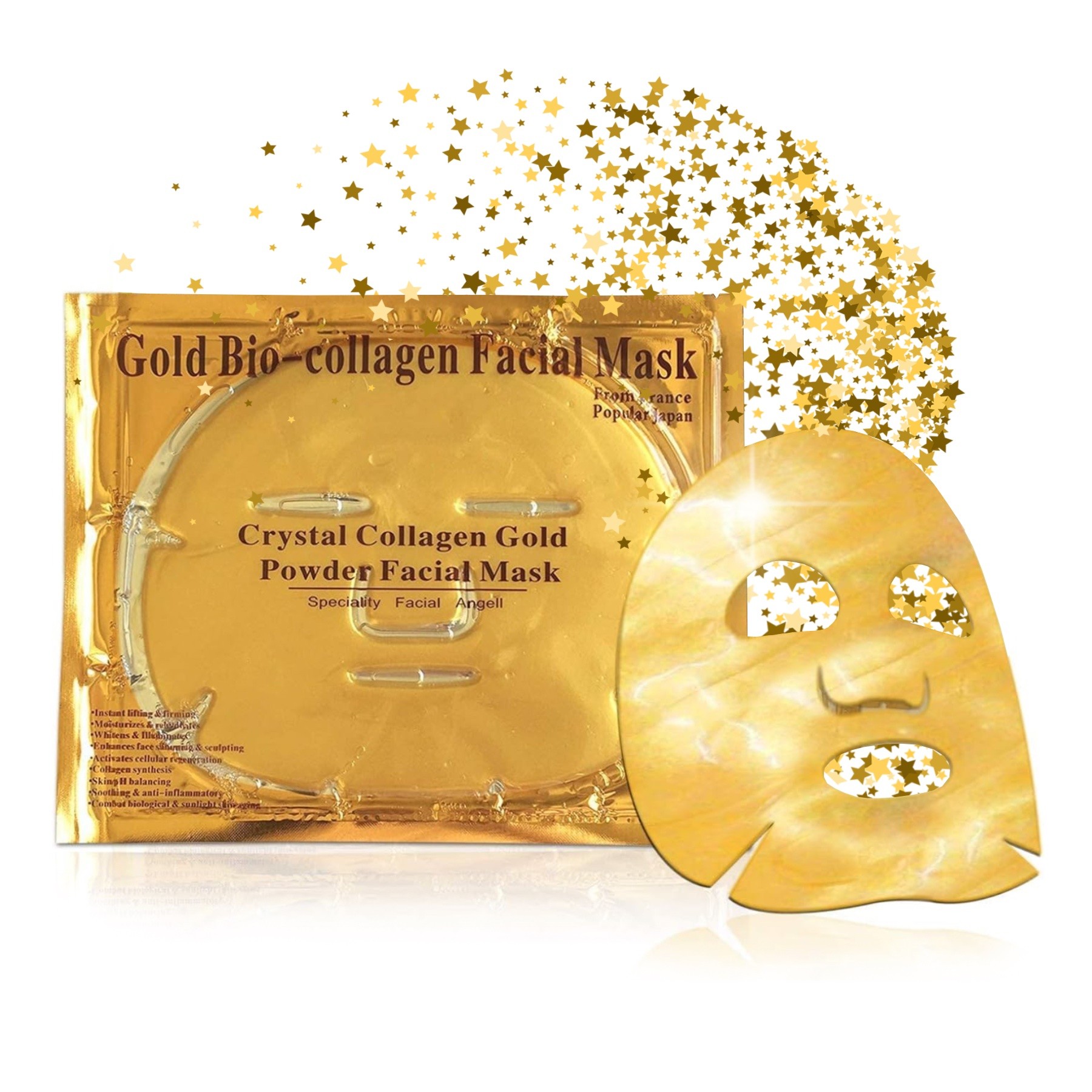 Crystal Collagen Gold Gel Gesichtsmaske 24K