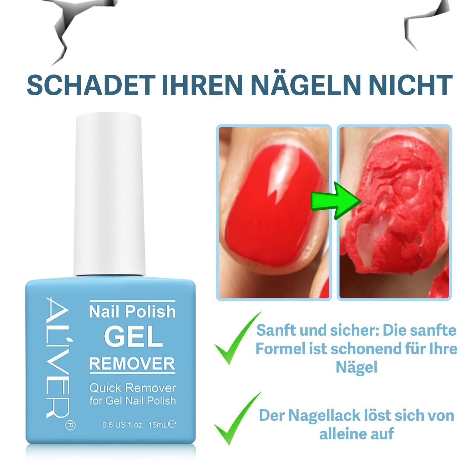 Nagellackentferner Nail Polish Gel Remover 