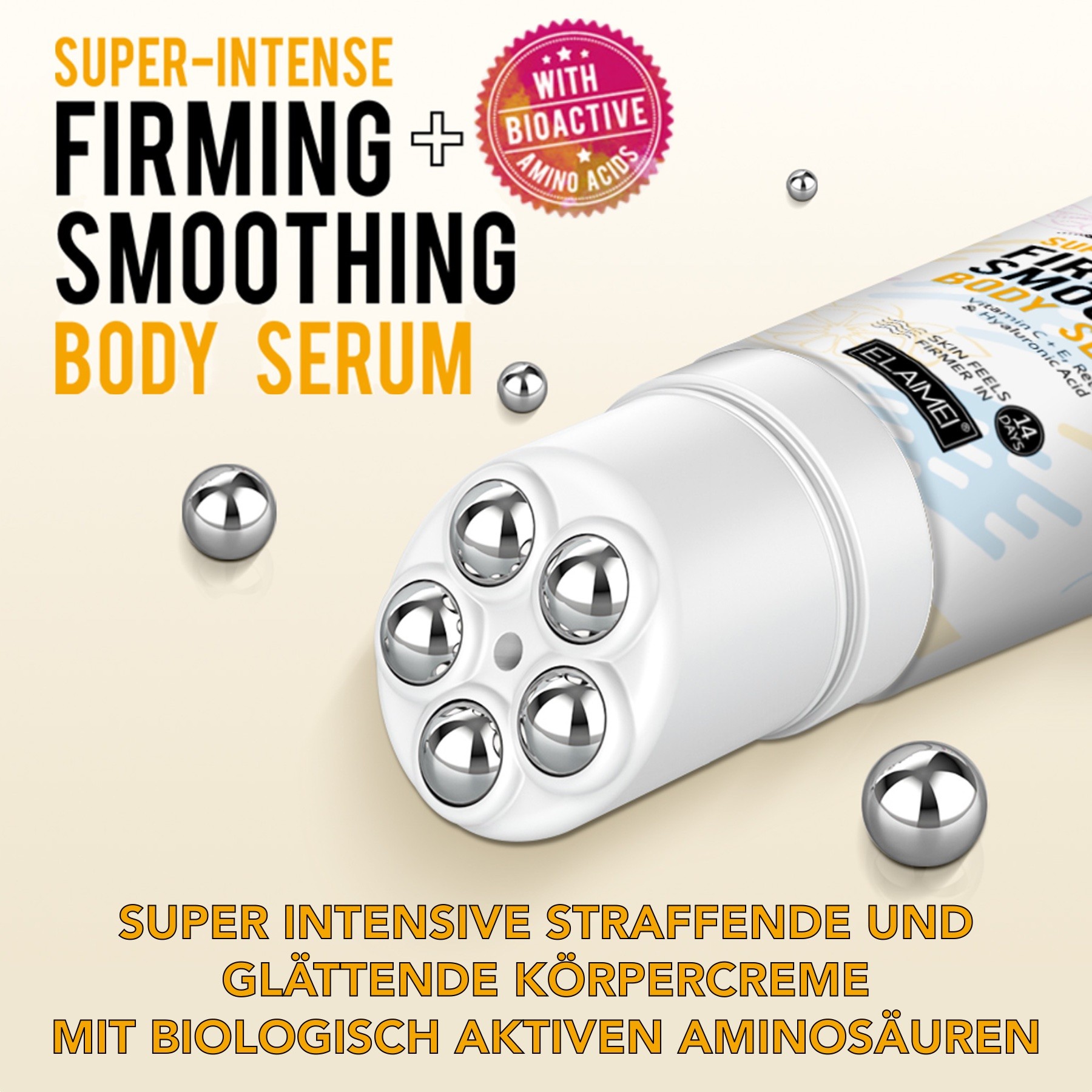  Fettverbrennungs Creme mit Massage Applikator