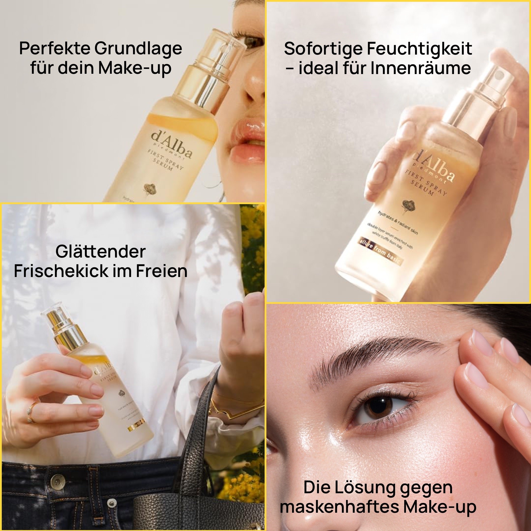 d’Alba First Spray Serum Glow Anti-Aging Feuchtigkeit Gesichtsspray 
