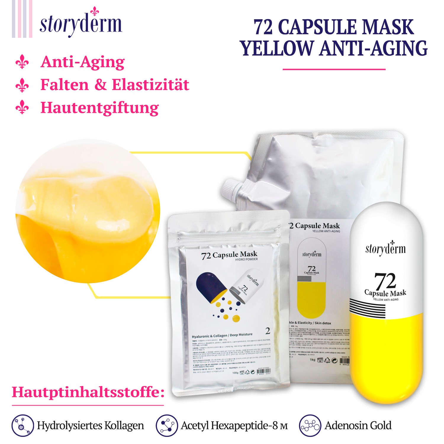 72 CAPSULE MASK YELLOW ANTI-AGING