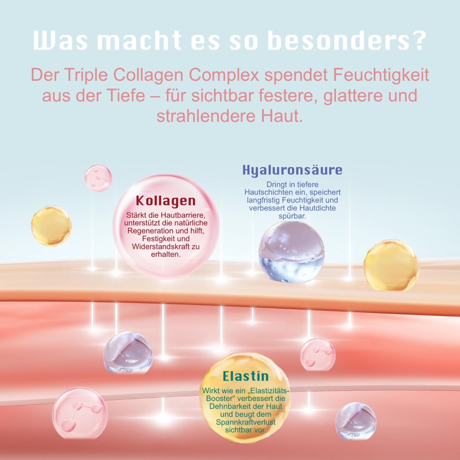 Medicube Triple Collagen Cream Anti Falten Gesichtscreme Feuchtigkeitscreme 50ml