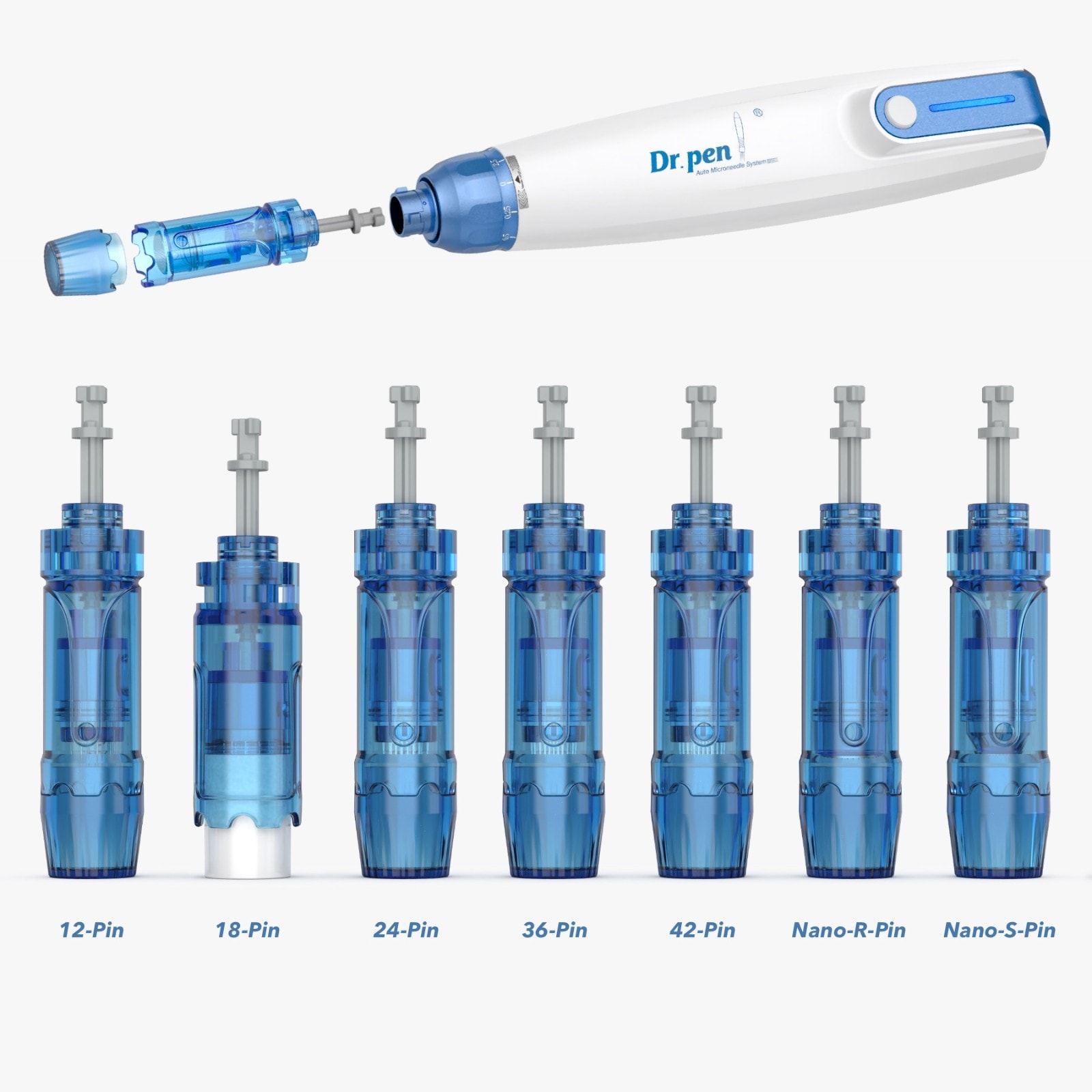 Microneedling Dermapen Nadeln Ersatzköpfe für A8S M8S A9 A11 Anti Falten Geräte