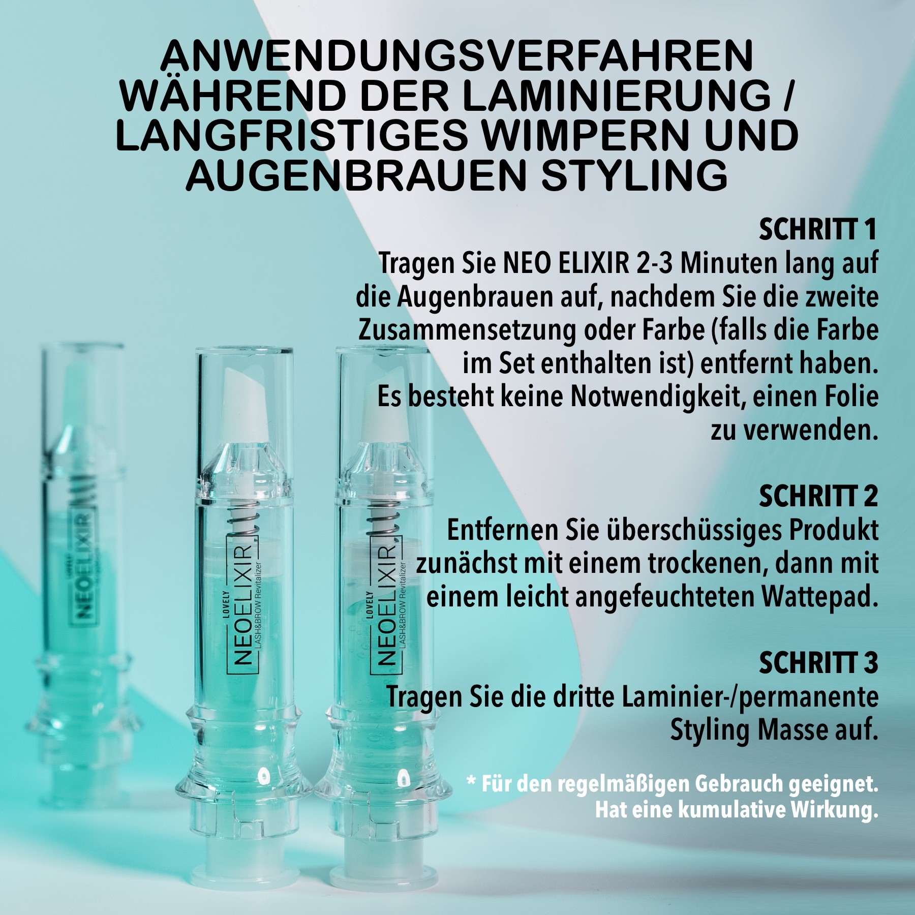 Wimpernpflege und Augenbrauen Revitalisator 