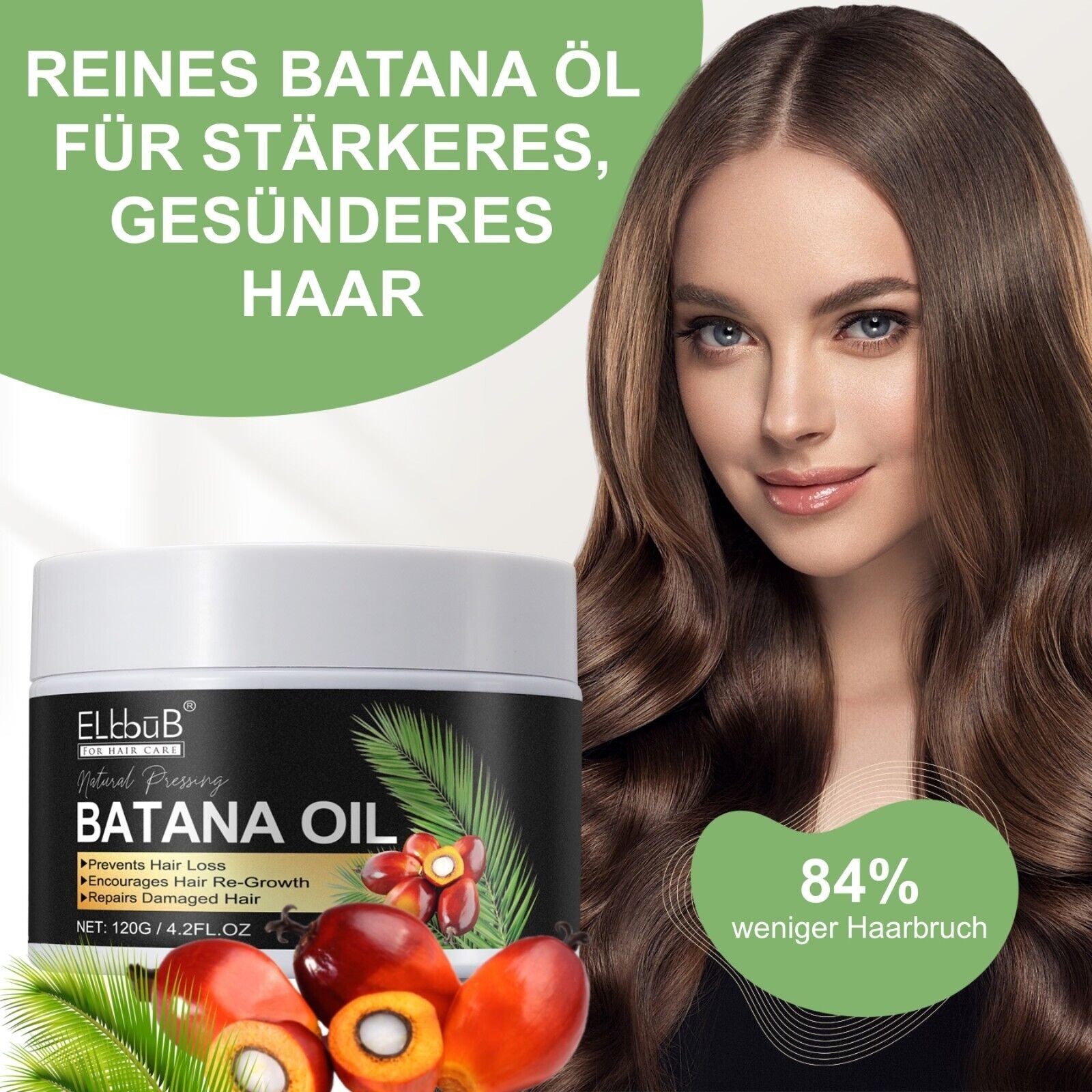 Bio Batana Öl für Haarwachstum