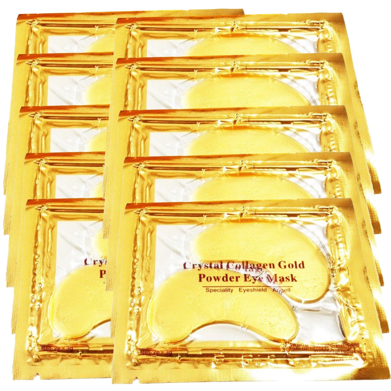 Crystal Biocollagen Gold AugenmaskeGel Augenpads