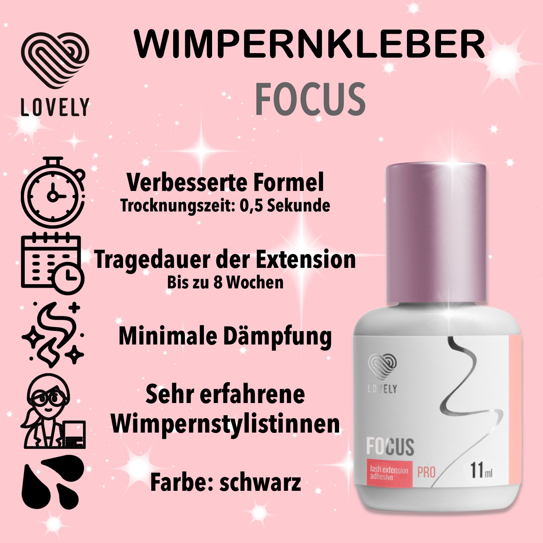 LOVELY Wimpernkleber "Focus" 