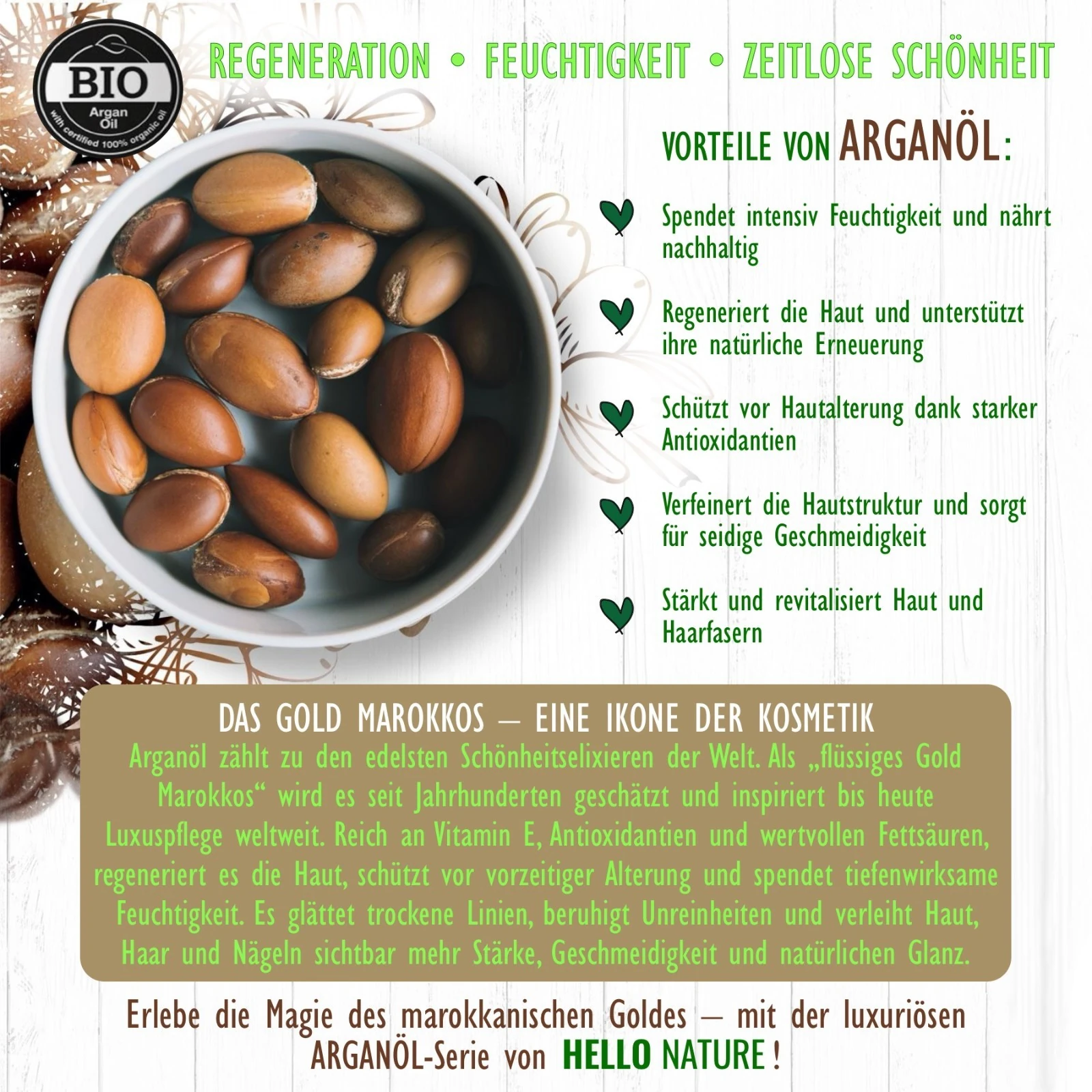 BIO Tiefenregeneration Haarmaske mit Argnöl 