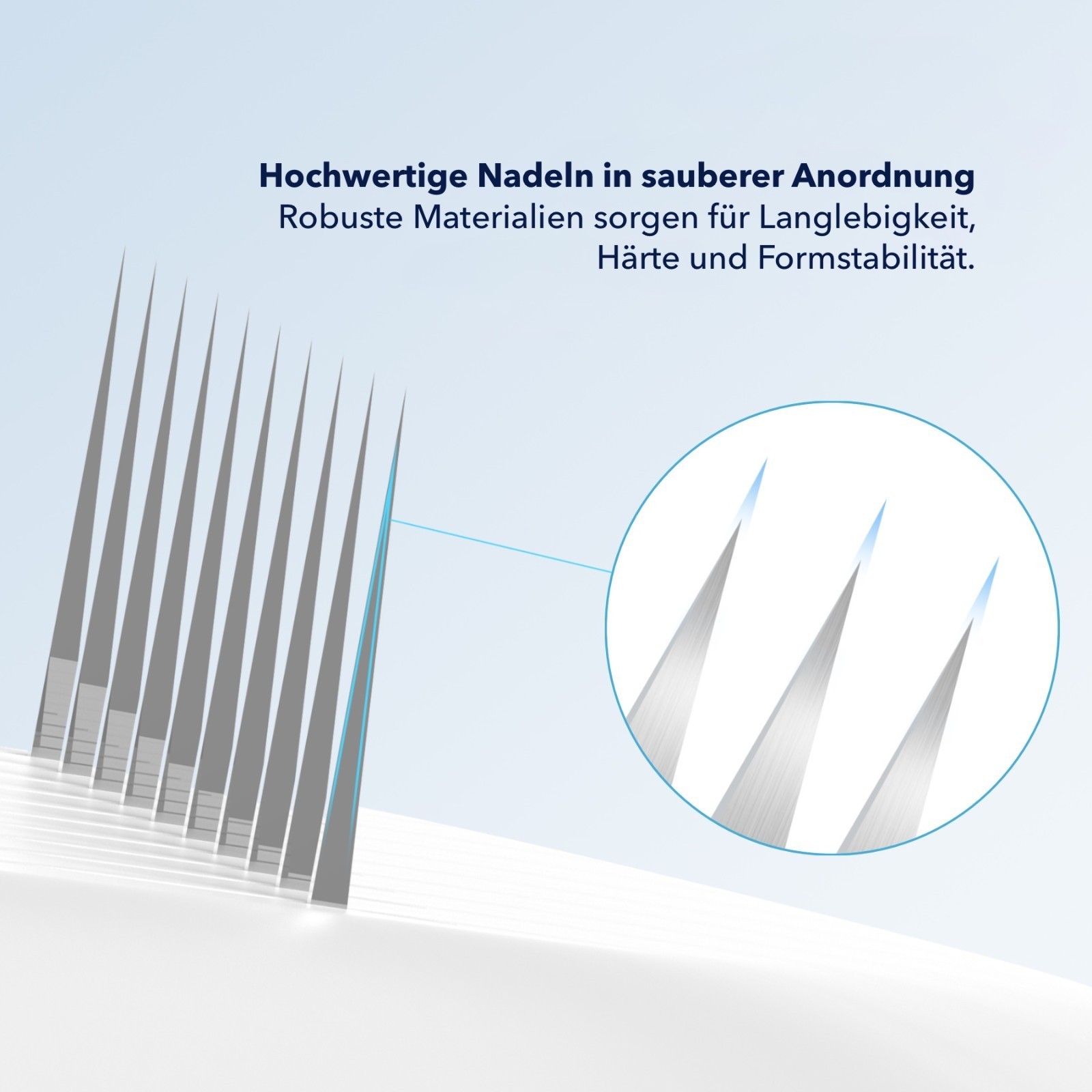 Derma Stamp Dermapen Microneedling Mesoroller 140 Edelstall Nadeln mit Serumtank