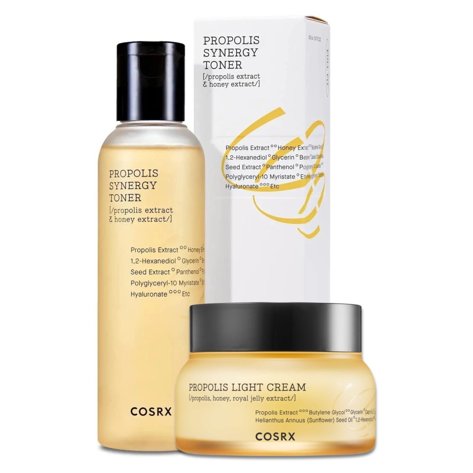 Gesichtspflege Set COSRX Full Fit Propolis Synergy Creme + Toner Tagespflege