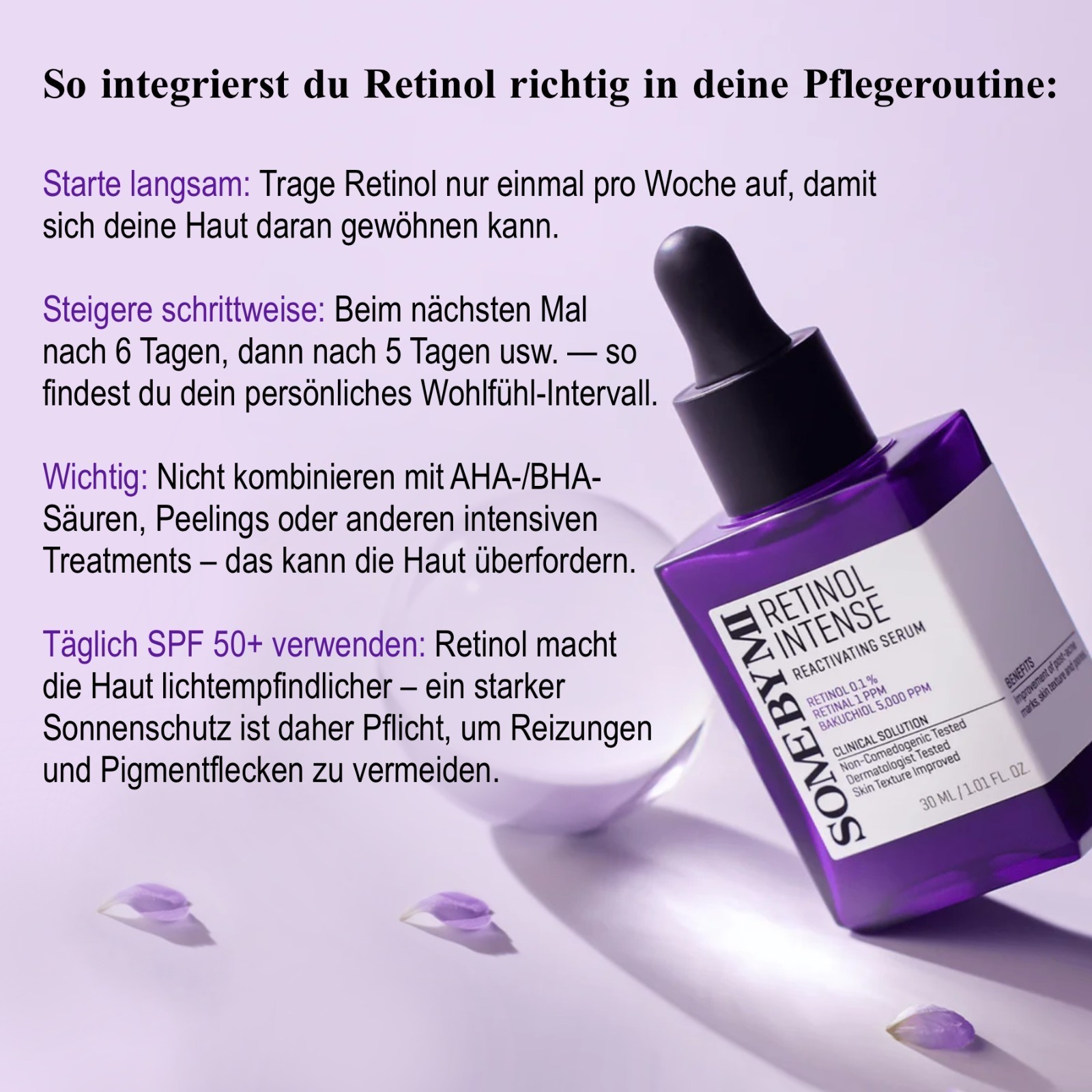 Gesichtsserum Retinol Retinal Intense Reactivating Serum Anti-Falten Anti-Aging