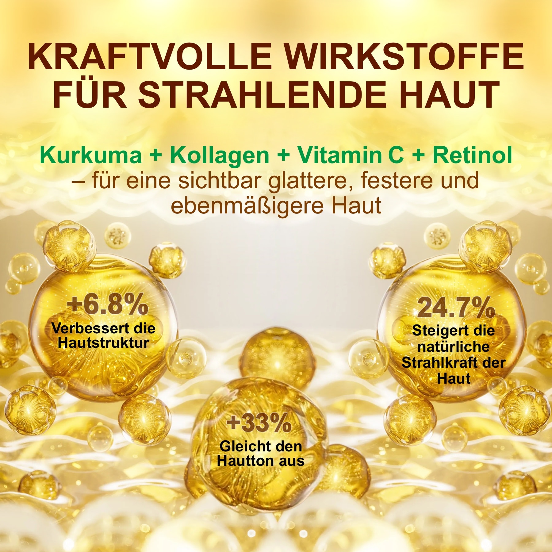 Kollagen Nachtmaske fürs Gesicht – Wrapping Mask mit Retinol, Vitamin C & Kurkuma