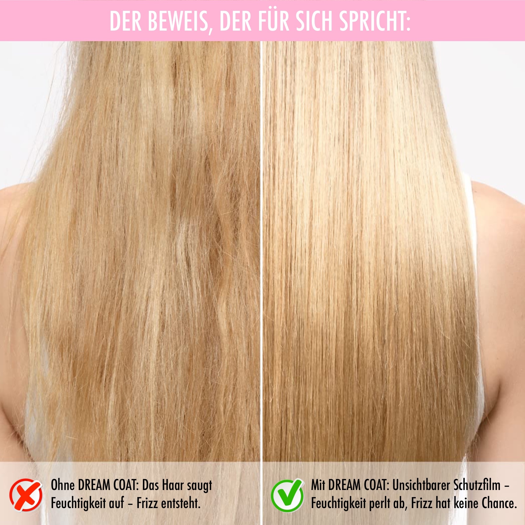 Anti-Frizz Glanzspray – Wow Dream Coat Hitzeschutz für Haare