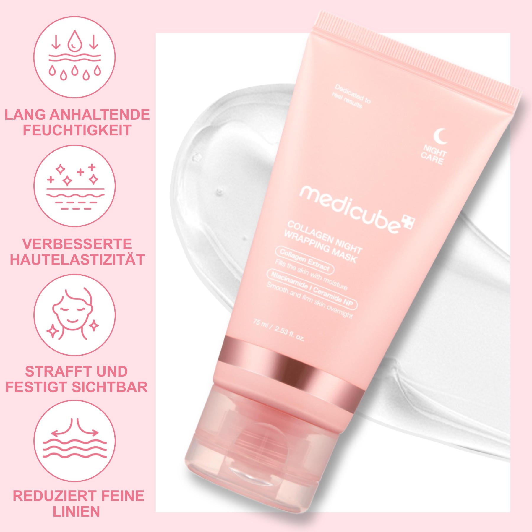 Medicube Gesichtsmaske Collagen Night Wrapping Mask 