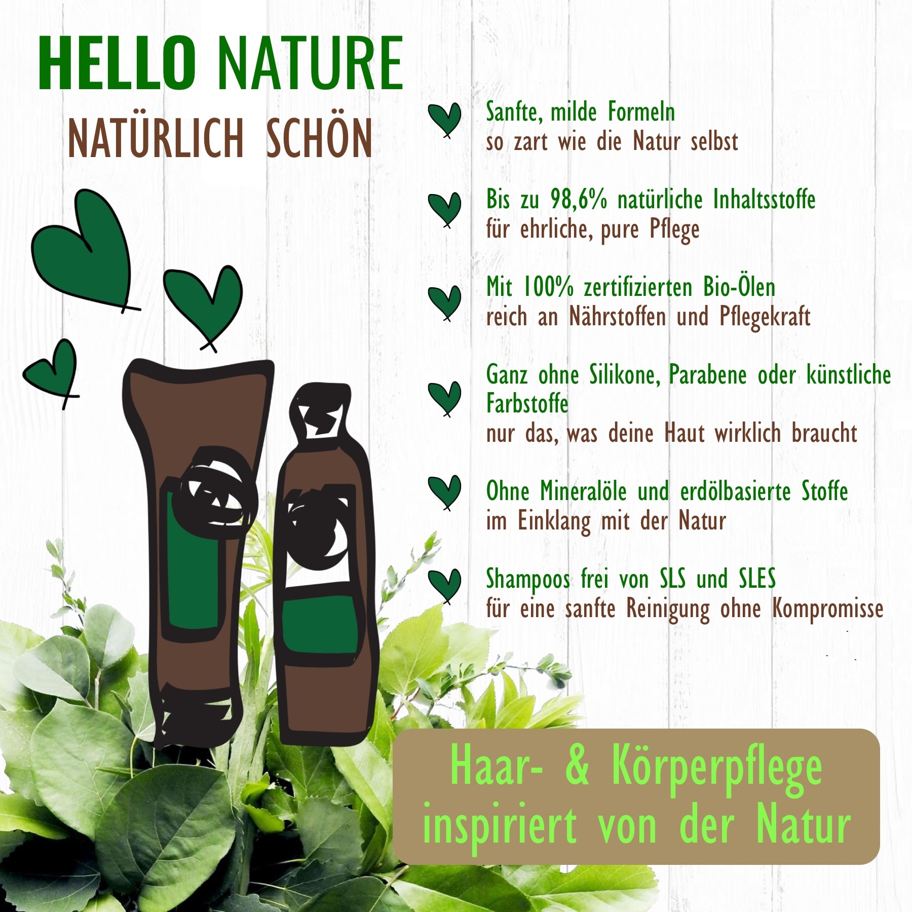 BIO Duschgel mit Kokosöl  