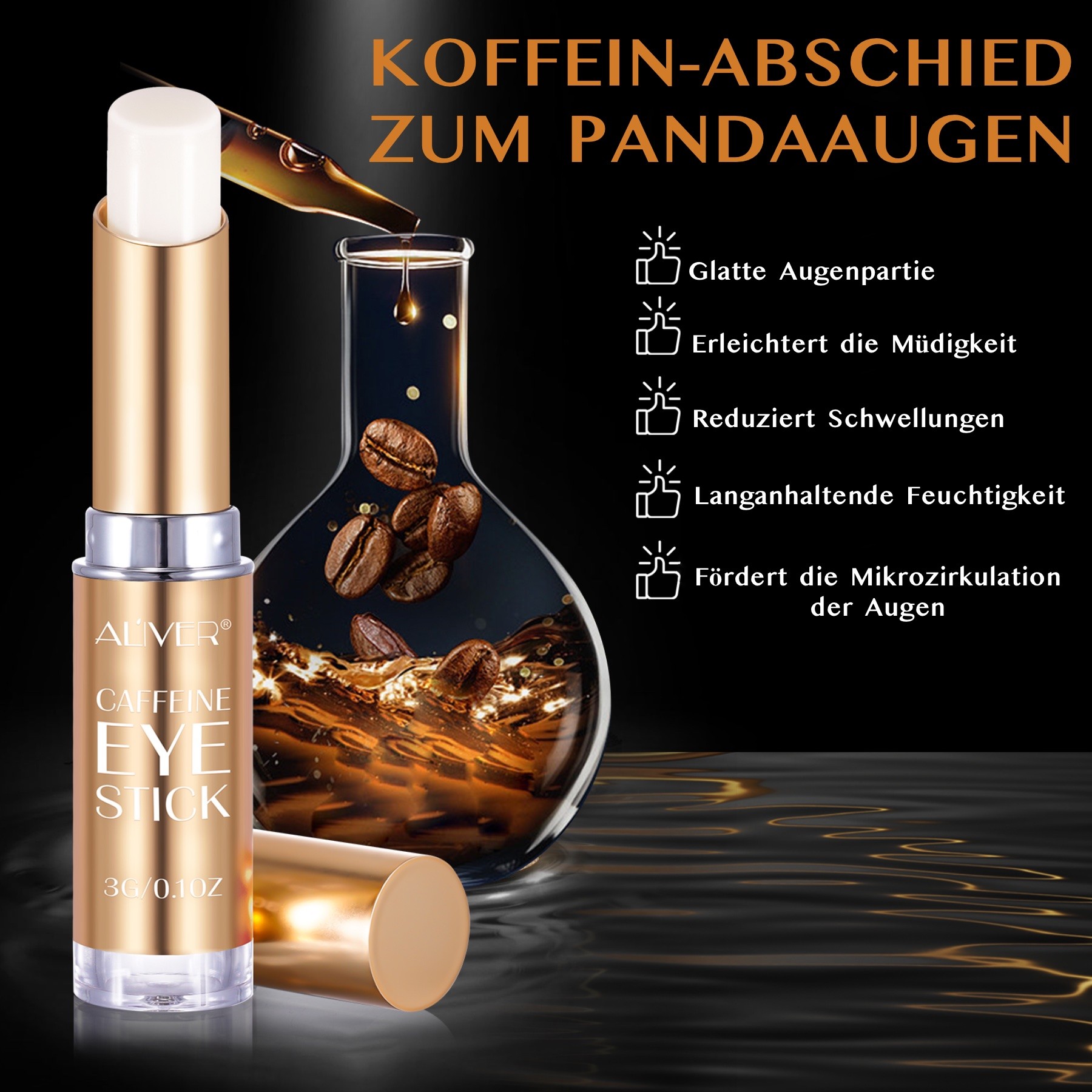 Anti-Aging Augenstift  mit Kollagen und Hyaluronsäure 