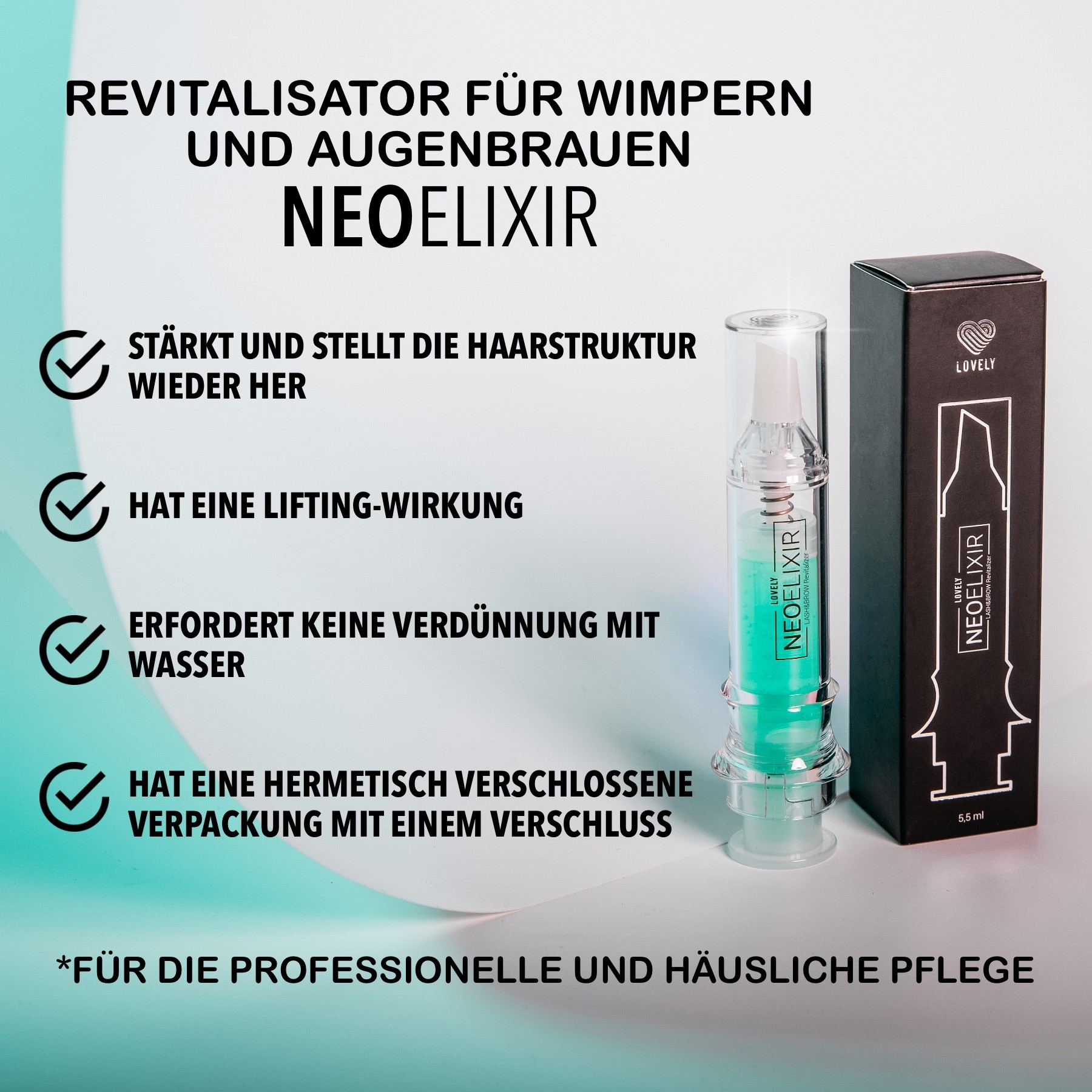 Wimpernpflege und Augenbrauen Revitalisator 