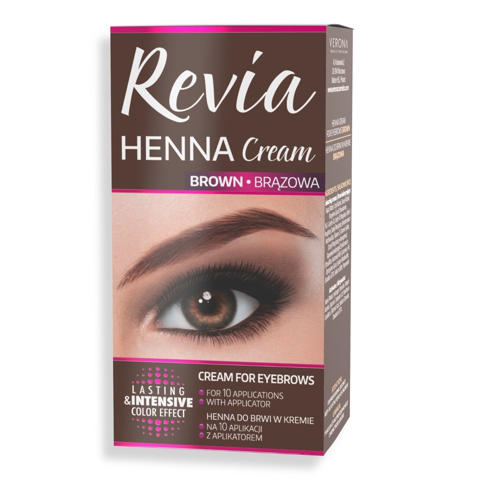 Brow Henna Augenbrauenfarbe Augenbrauen Farbe Creme Färben Zuhause 15ml