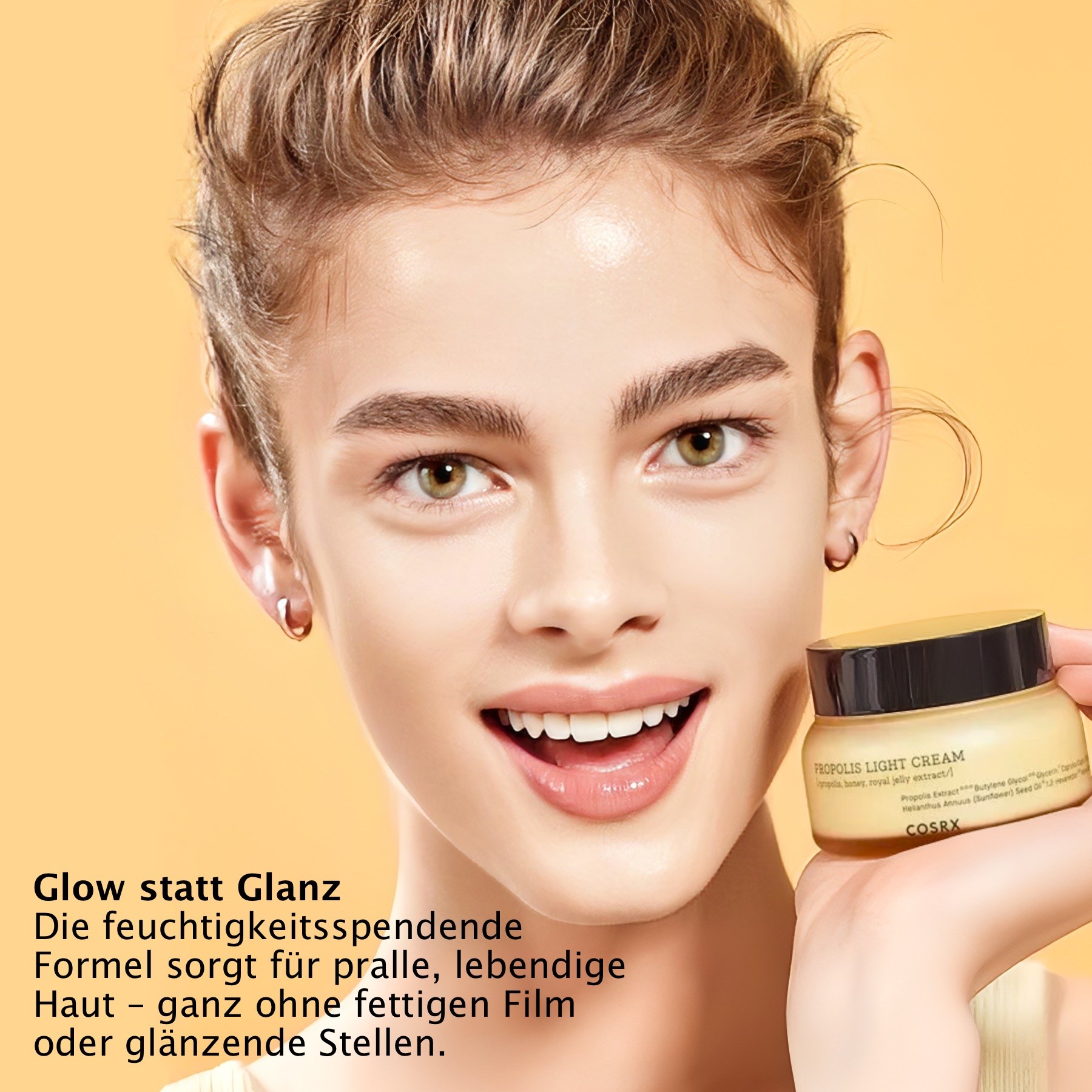 Gesicht Creme Gesichtscreme Tagescreme Pflegecreme COSRX Propolis Light Cream