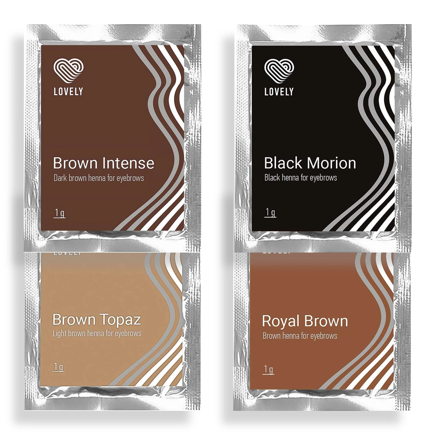 Henna Augenbrauenfarbe Wimpernfarbe Brow Lash Color von Lovely