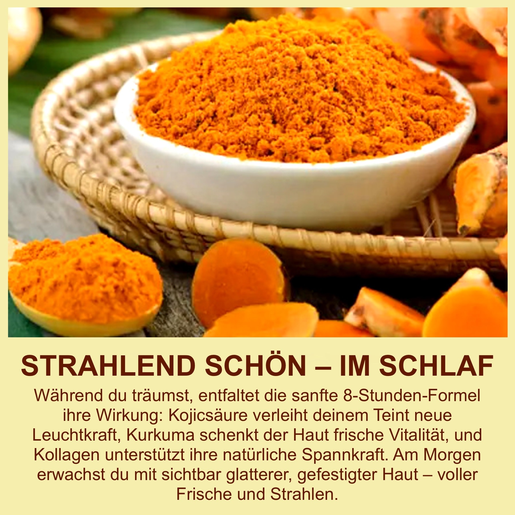 Kollagen Nachtmaske fürs Gesicht – Wrapping Mask mit Retinol, Vitamin C & Kurkuma