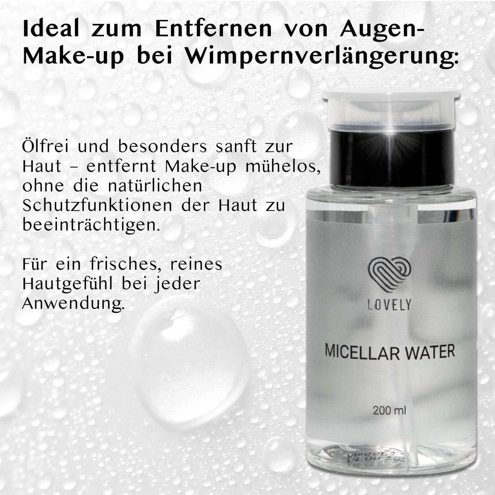 Mizellenwasser für Wimpernverlängerung 