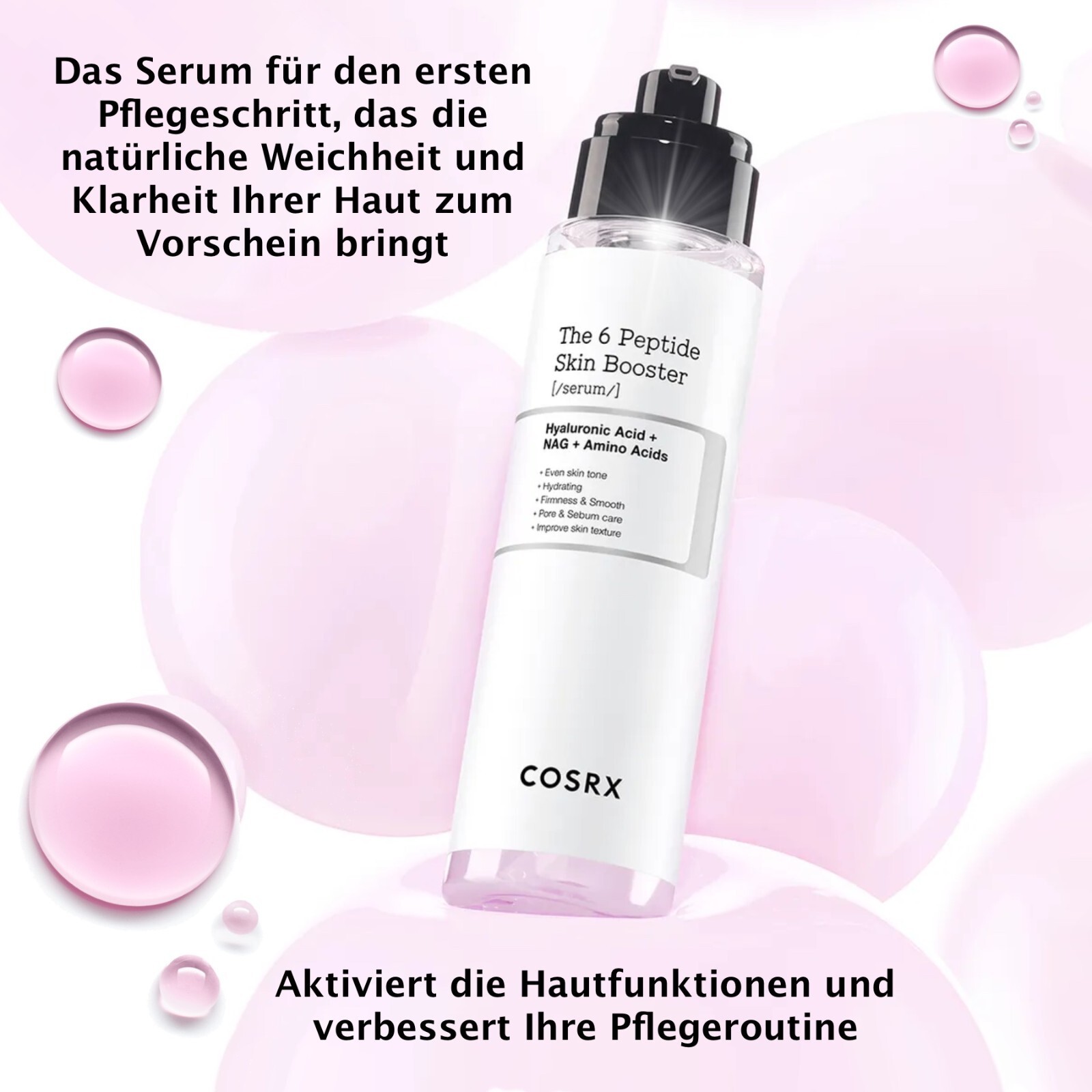 COSRX The 6 Peptide Skin Booster Collagen Gesichtsserum mit Hyaluronsäure