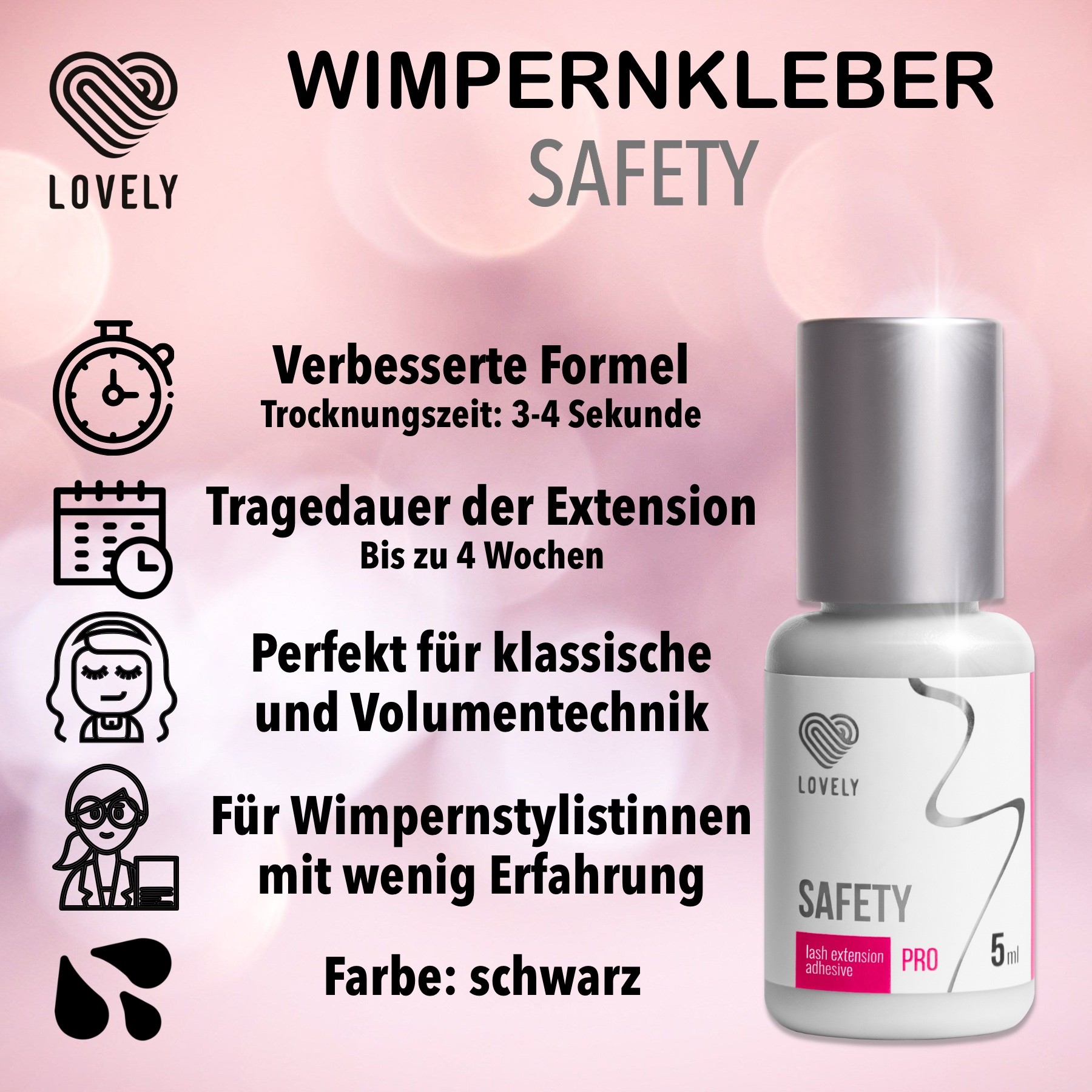 LOVELY Wimpernkleber "Safety" 