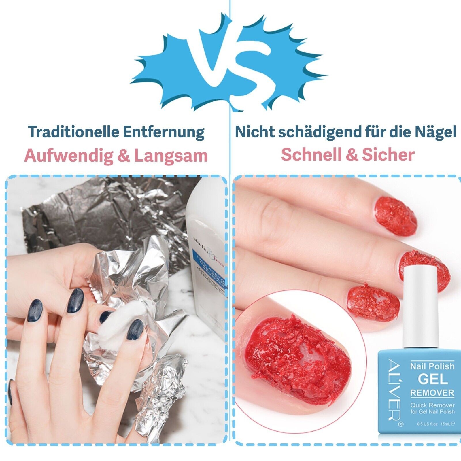 Nagellackentferner Nail Polish Gel Remover 