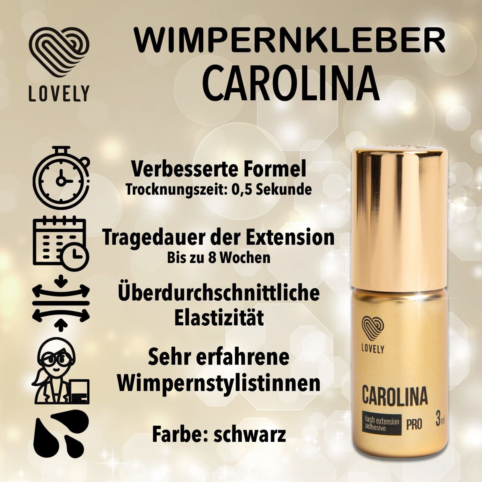 LOVELY Wimpernkleber "Carolina"