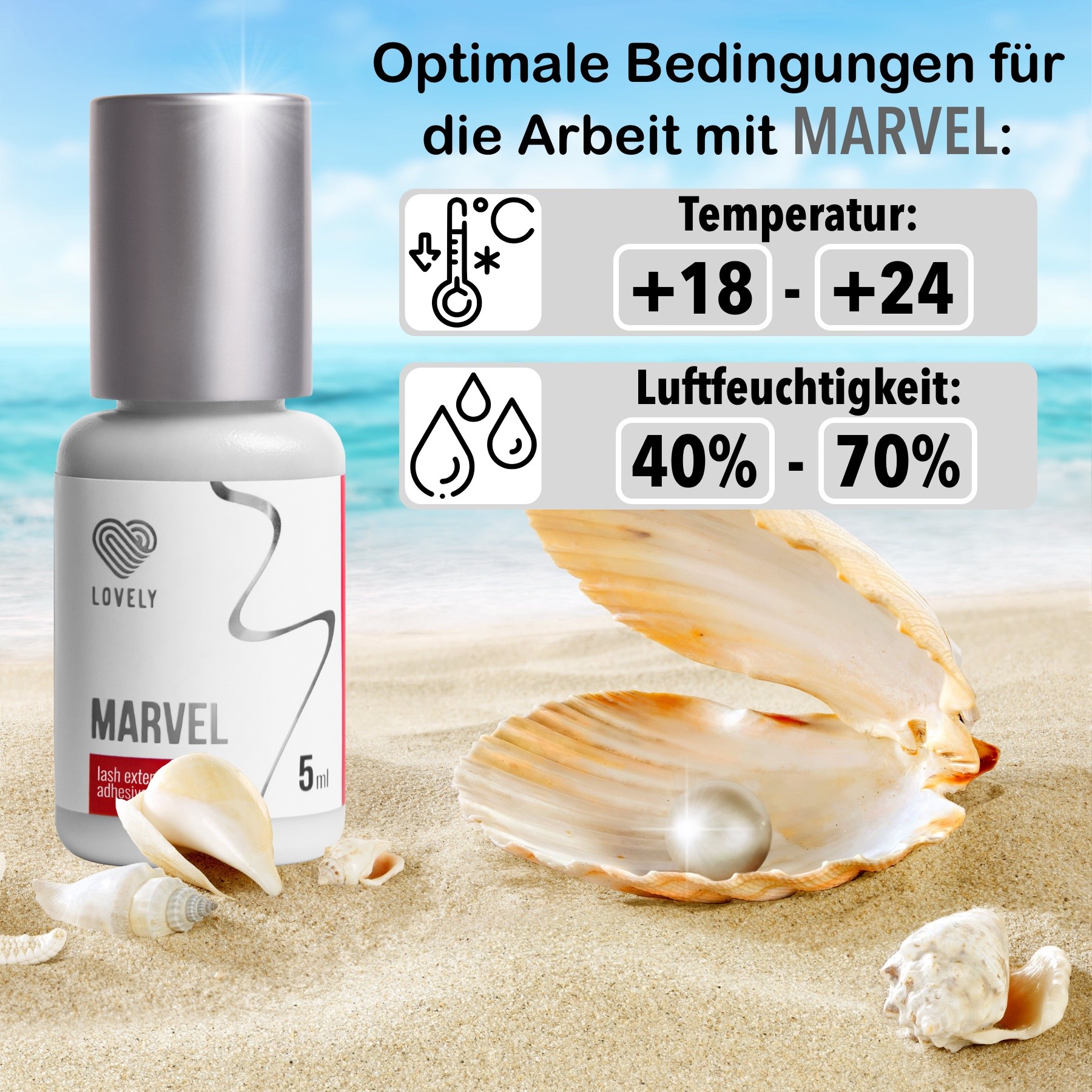 LOVELY Wimpernkleber "Marvel" 