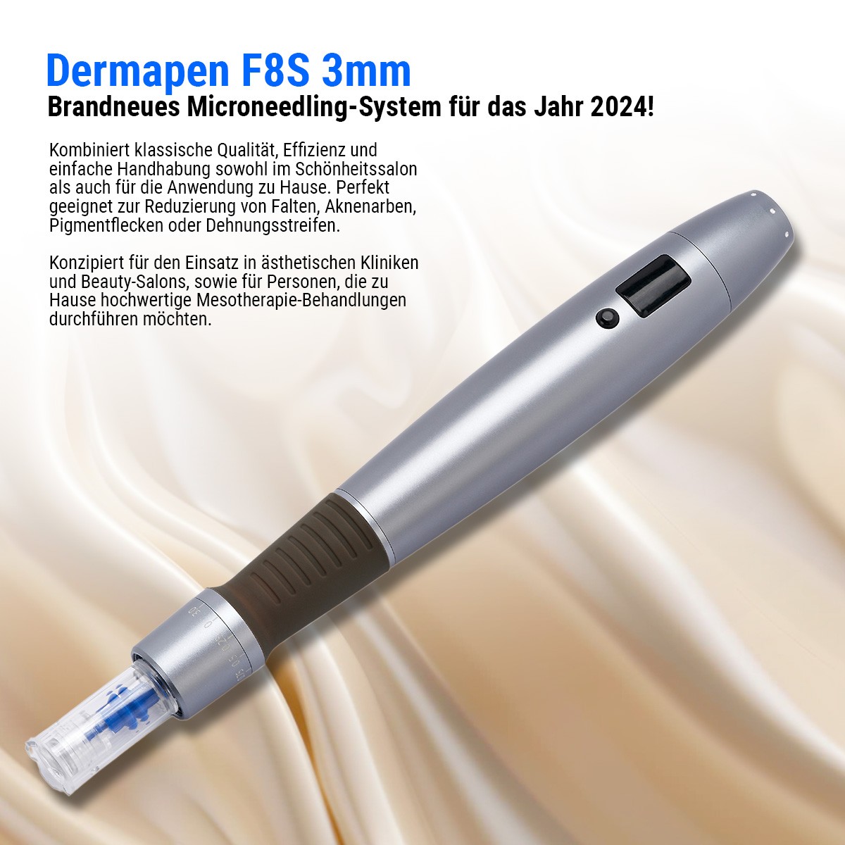 Derma Pen Gerät F8S und Nadelpatronen 