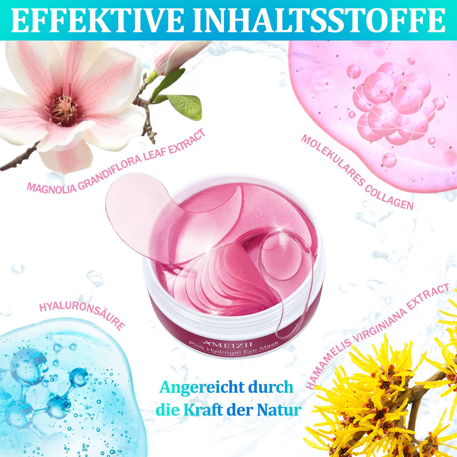 Kollagen Augenpads gegen Augenringe