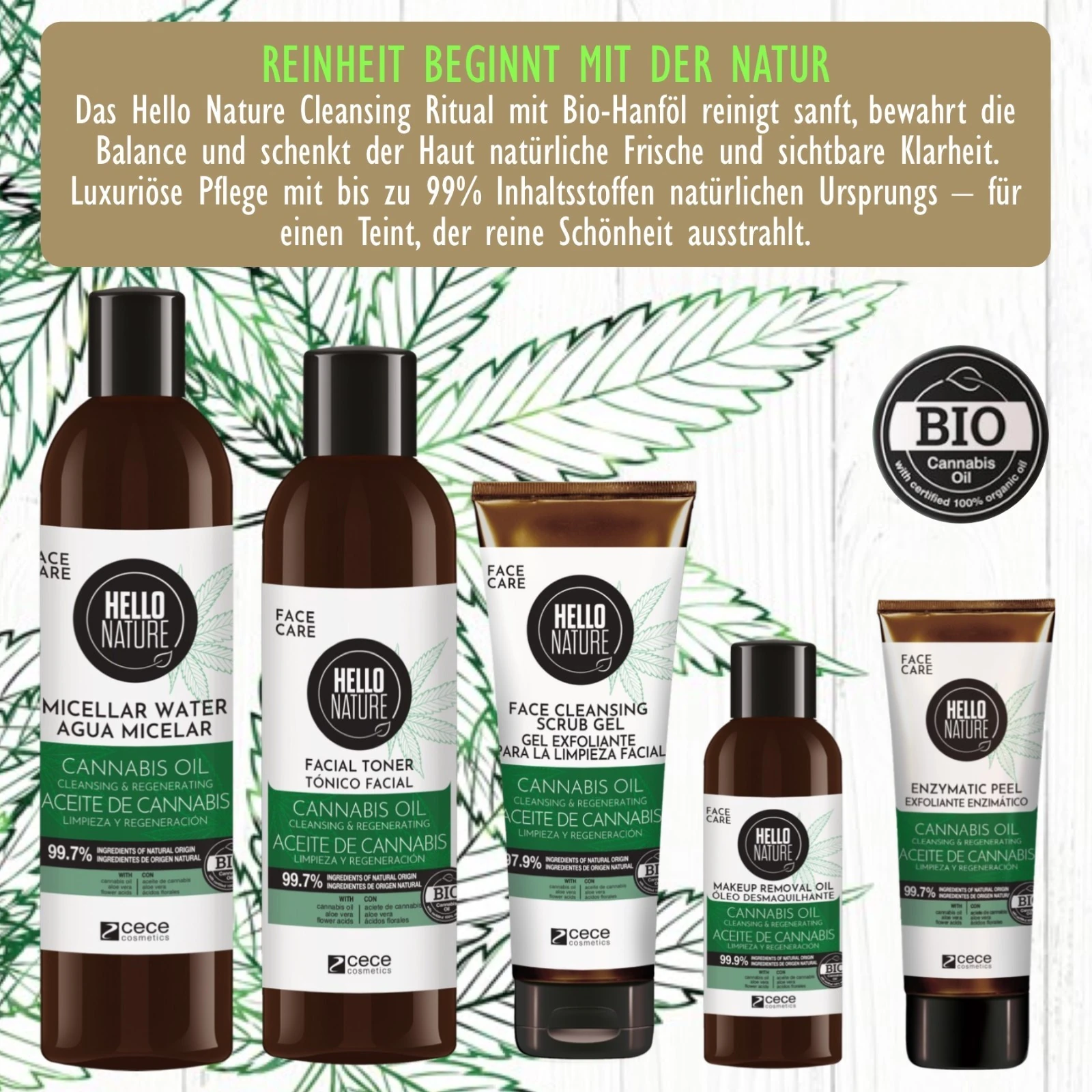 BIO Reinigungsöl mit Hanföl  