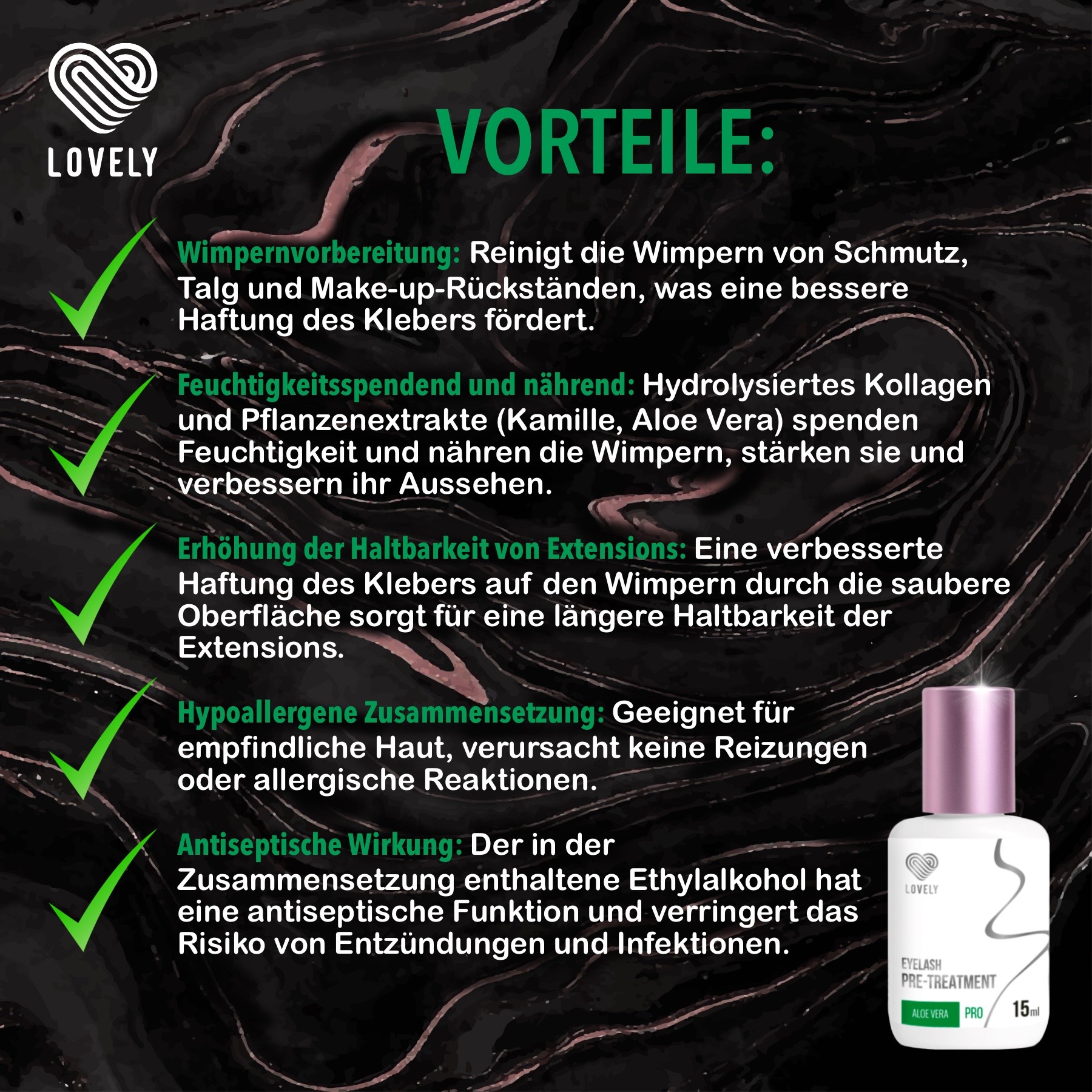 Wimpernverlängerung Pre-treatment Degreaser zur Vorbehandlung 