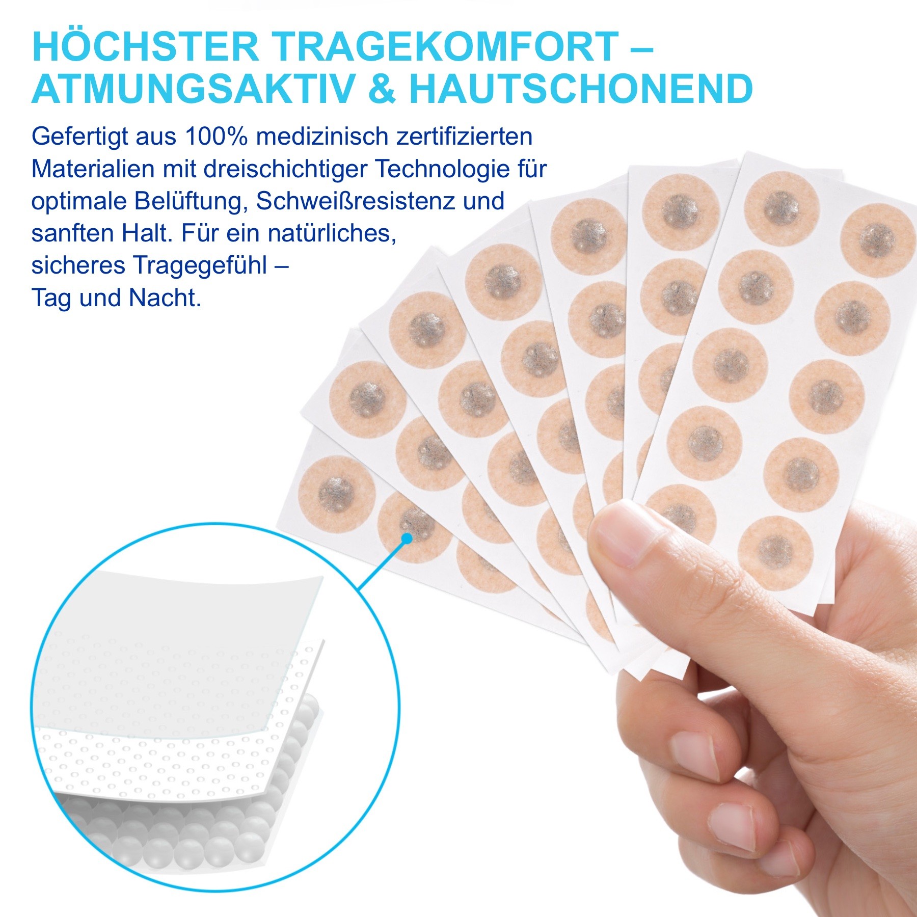 Magnetische Nasenstrip Nasenpflaster Schnarchreduzierung Schnarchstopp